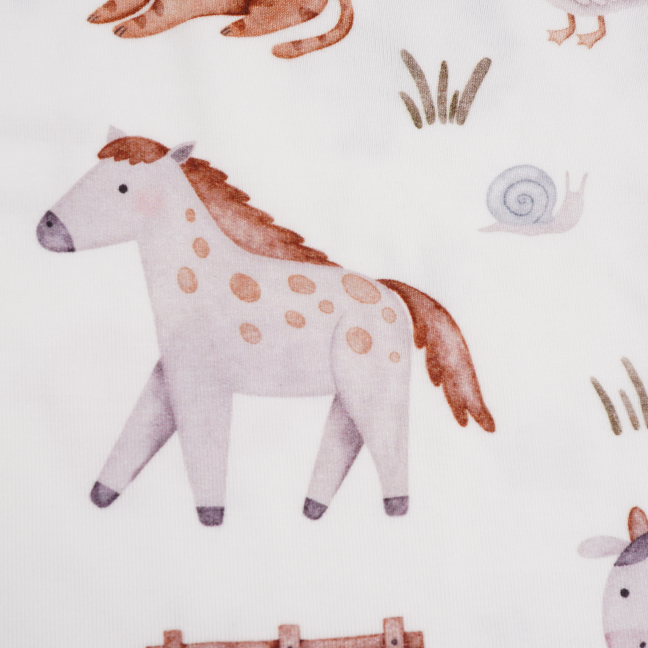 Enfants Shortie PJ Set Farmyard