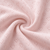 Pure Pointelle Heart Bodysuit - Pink