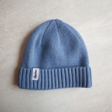 Gorro de punto de bambú - Azul bebé