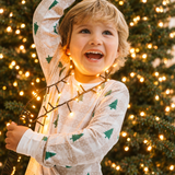 Kinder-Pyjama „Evergreen Gingham“