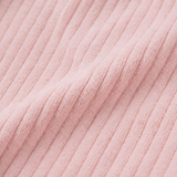 Pure Ribbed Cotton Dungarees Pink
