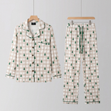 Damen-Pyjama-Set „Evergreen Gingham“