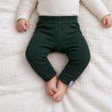 Ribbed Bamboo Leggings Olive