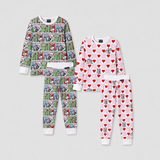 Childrens Asterix PJ Set Pink Bundle