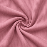 Ribbed 뱀부 레깅스 로즈