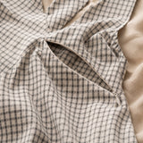 Sleeveless Breastfeeding Top Windowpane