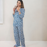 Damen-Pyjama-Set „Snow Leopard“