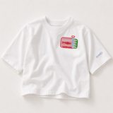 Oversized kinder-T-shirt Wit Sardines