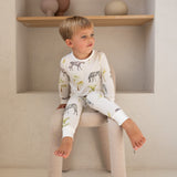 Children's PJ Set Grazing Zebra