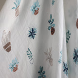 Plants Large Muslin Blanket