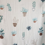 Plants Large Muslin Blanket