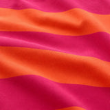Oversized Breastfeeding Tee Pink and Orange