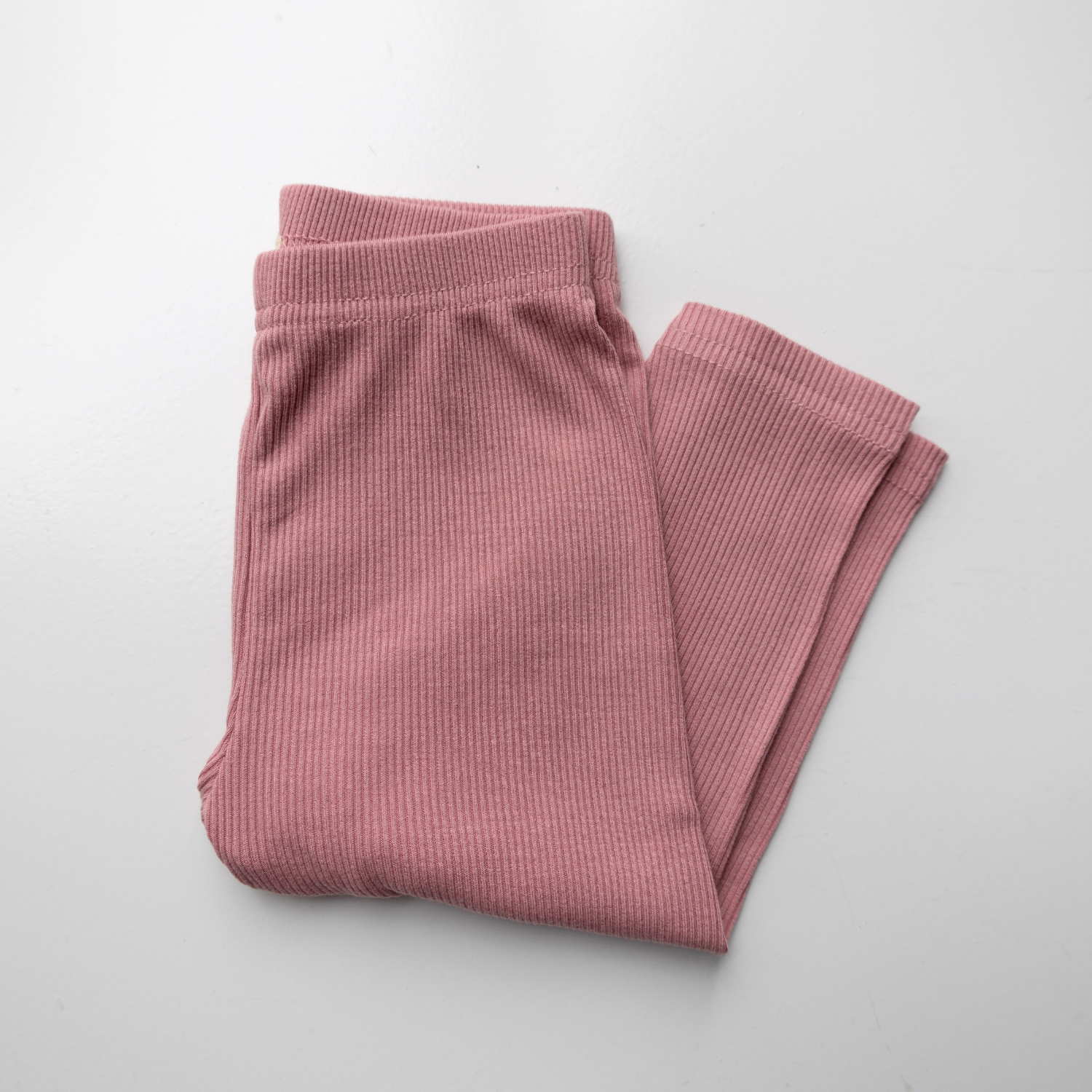 Ribbed Leggings en bambou Rose