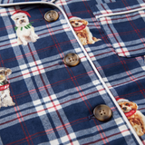 Damen-Pyjama-Set „Merry Mutt“ im Karomuster