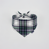 Śliniak dla psa zielony Tartan Pet Bandana