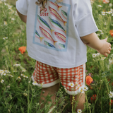 Terry Towelling Adventure Shorts Gingham