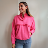 Breastfeeding Fleece Retro Pink