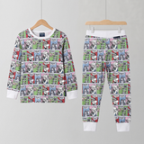 Children's Asterix PJ Set Comic Strip