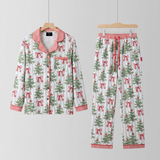 Damen-Pyjama-Set mit Schleife