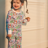 Childrens Asterix PJ Set Pink Bundle