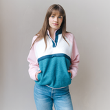 Kojící fleece Retro Teal
