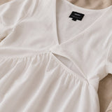 Portofino Breastfeeding Dress White
