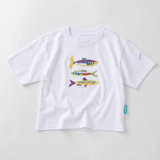 Maglietta oversize da bambino "White Fish Stack"