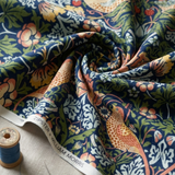 William Morris Children's PJ Set Strawberry Thief Navy Blue