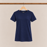 Camiseta para la lactancia, azul marino