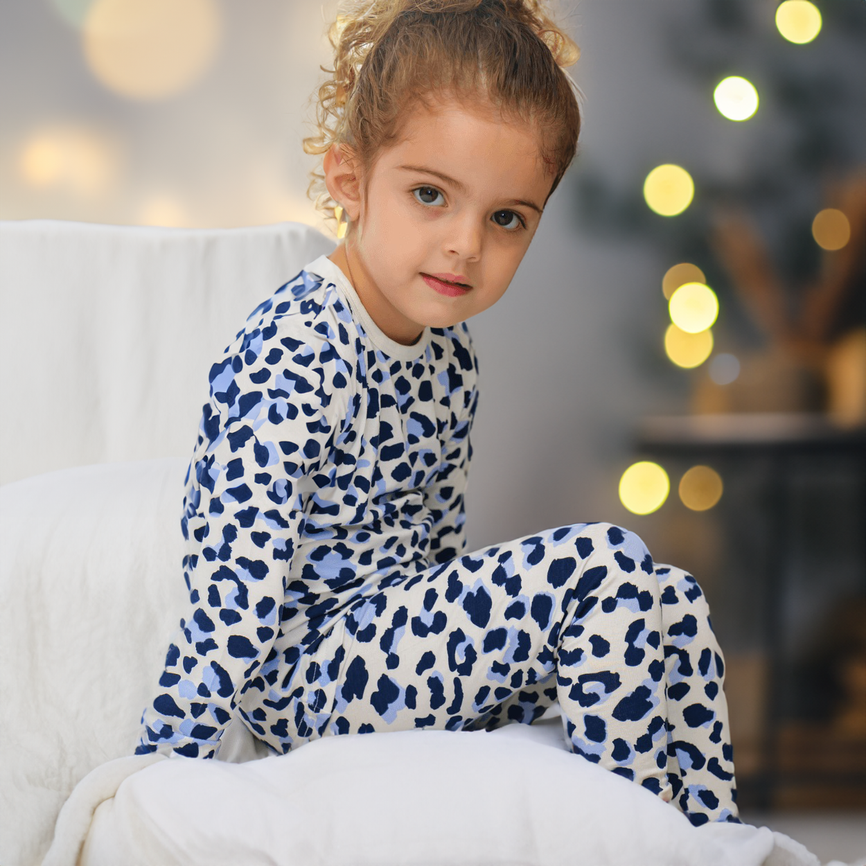 Ensemble de pyjamas pour enfants Léopard des neiges