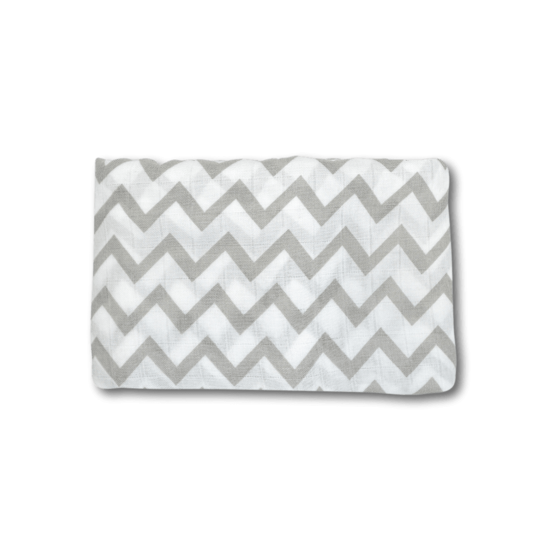 Zig Zag Large Muslin Blanket - Zipster