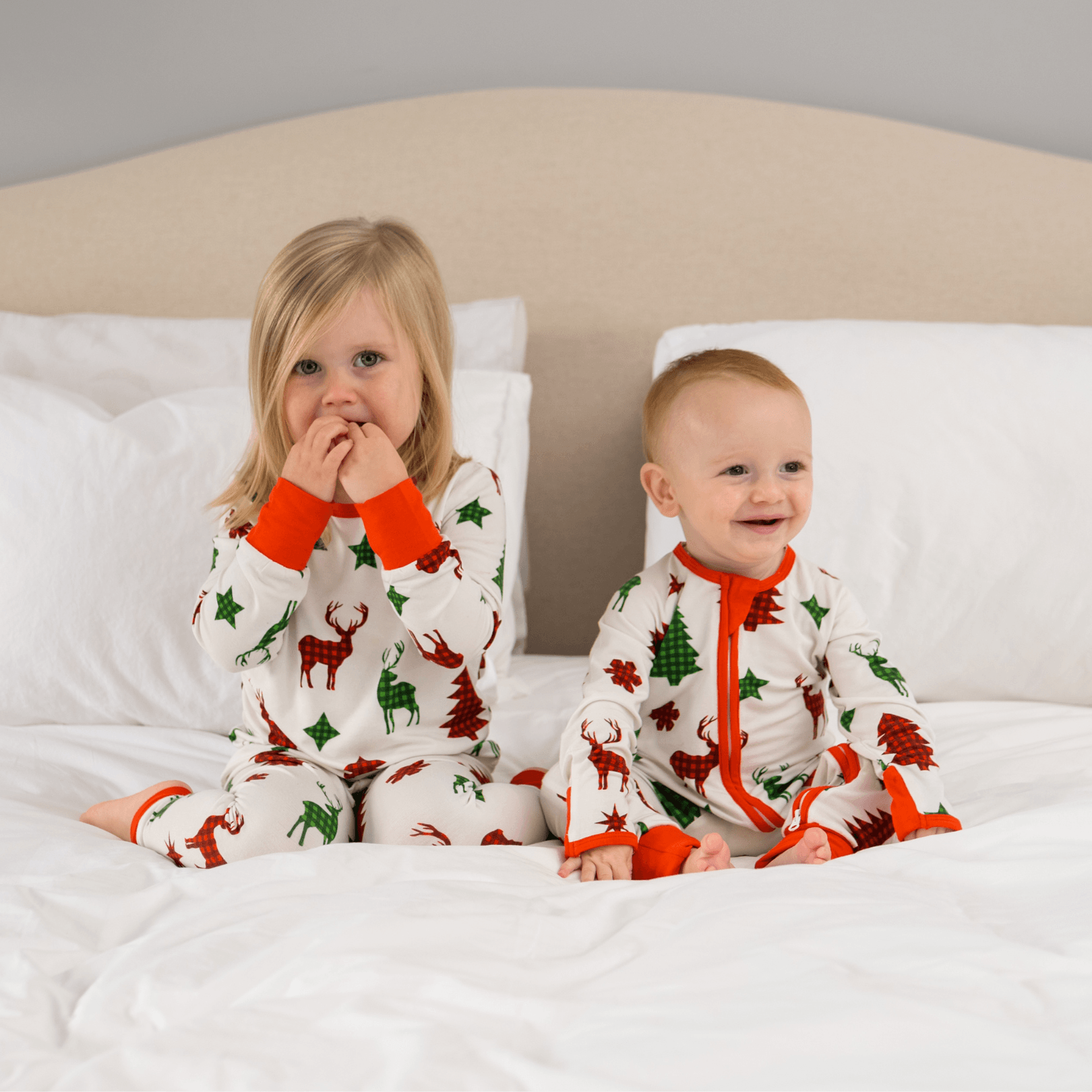 Children's PJ Set Reindeer - Zipster