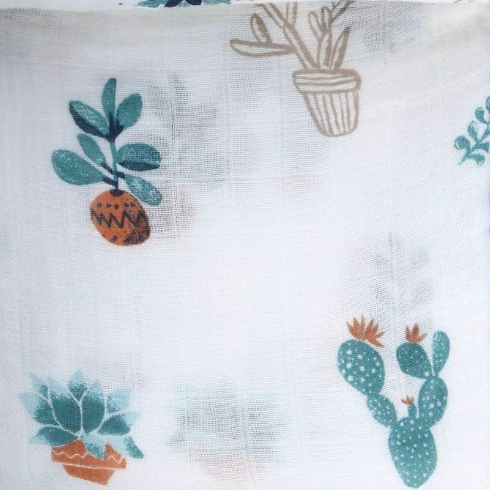 Plants Large Muslin Blanket