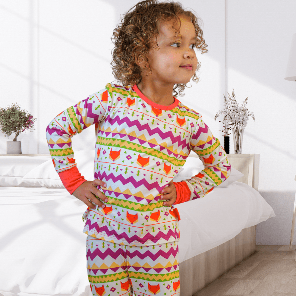 Children's PJ Set Fox - Zipster