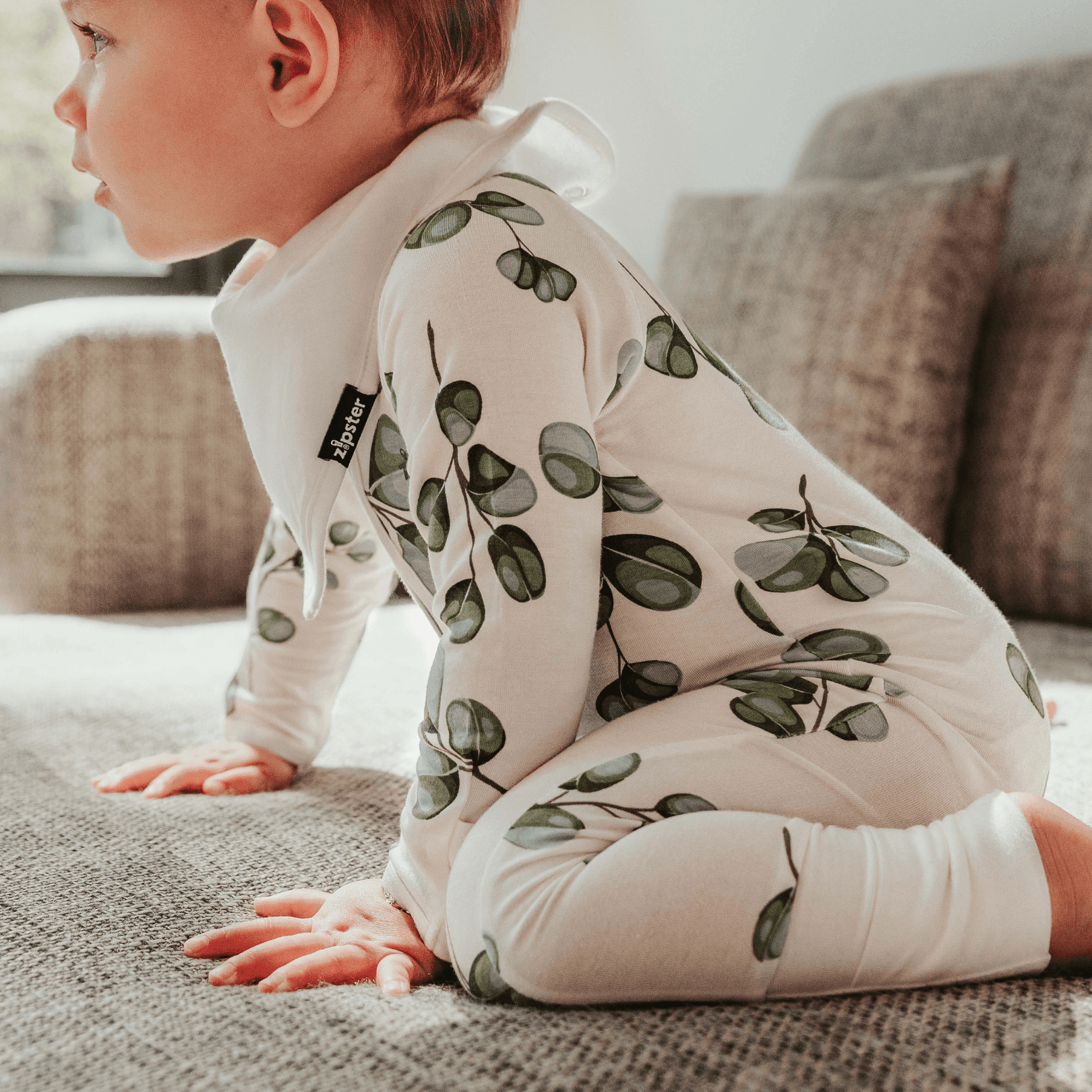 Bamboo Bandana Bib White - Zipster