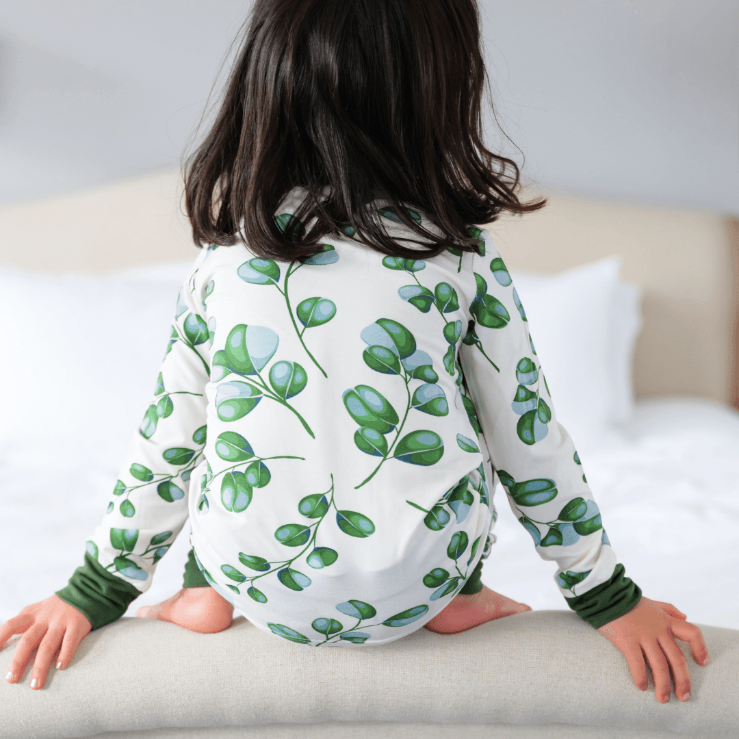 Children's PJ Set Greenery - Zipster